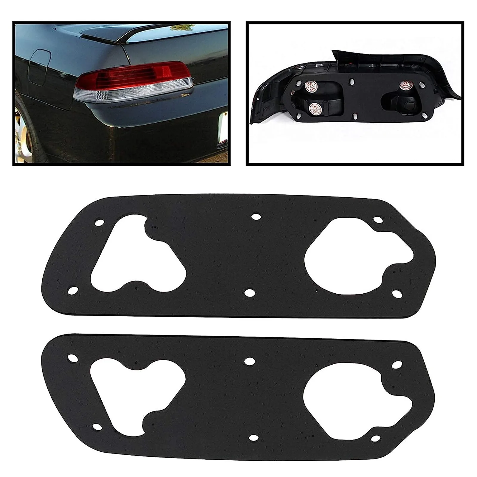 2 PCS Car Accessories Taillight Gaskets Set Gaskets Seals Replacement Parts For Honda Prelude 5MT Base ﻿