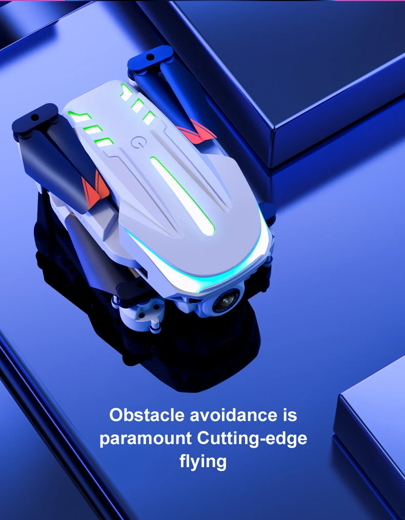 K109 Mini Drone - 2024 New Breathing Light 4K Dual HD Camera Automatic Obstacle Avoidance Professional Foldable Drone Quadcopter Gifts 32 K109 Mini Drone, obstacle avoidance is paramount cutting-edge