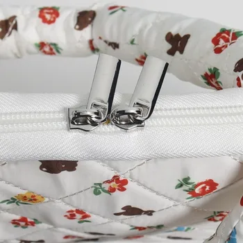 Elegante borsa per laptop di grande capacità Borsa per computer portatile modello orso Borsa per tablet carina resistente all'acqua da viaggio