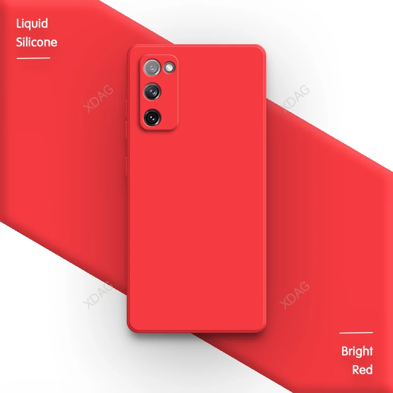 Sleek Soft Liquid Silicone Phone Case - Plain Candy Color Back Cover
