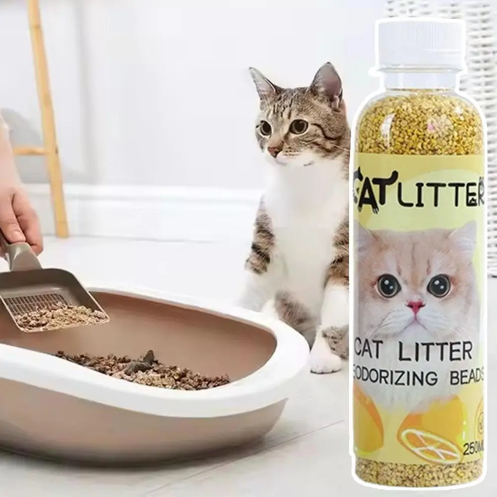 1Pc Cat Litter Deodorant Beads Efficient Deodorization Lasting Freshness Low Dust Cat Litter Deodorizing Beads Secure Healthy 5