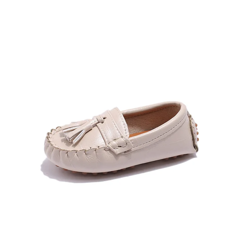 Boys Leather Shoes Baby Fashion Pu Leather Shoes New Spring Autumn Soft Sole Non-slip Girls Casual Trend J171