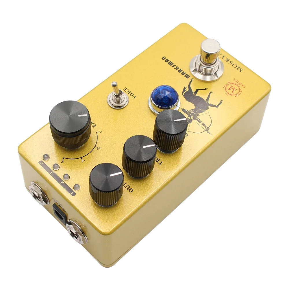 MOSKY Marksman Guitar Pedal High Gain Distortion Overdrive Electric Guitar Effects 4 Modes for Bass Accessories