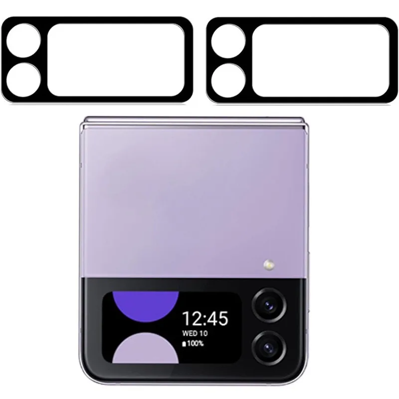 For Samsung Galaxy Z Flip 4/3 Screen Protector 3D Curved Camera Lens Cover Anti-scratch Tempered Glass Film for Galaxy Z Flip 4