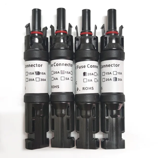 แผงพลังงานแสงอาทิตย์พลังงานแสงอาทิตย์ไดโอดเชื่อมต่อ 10A15A20A30A ใช้งานร่วมกับ MC4 Anti-reverse Current ไดโอดพิเศษ 1