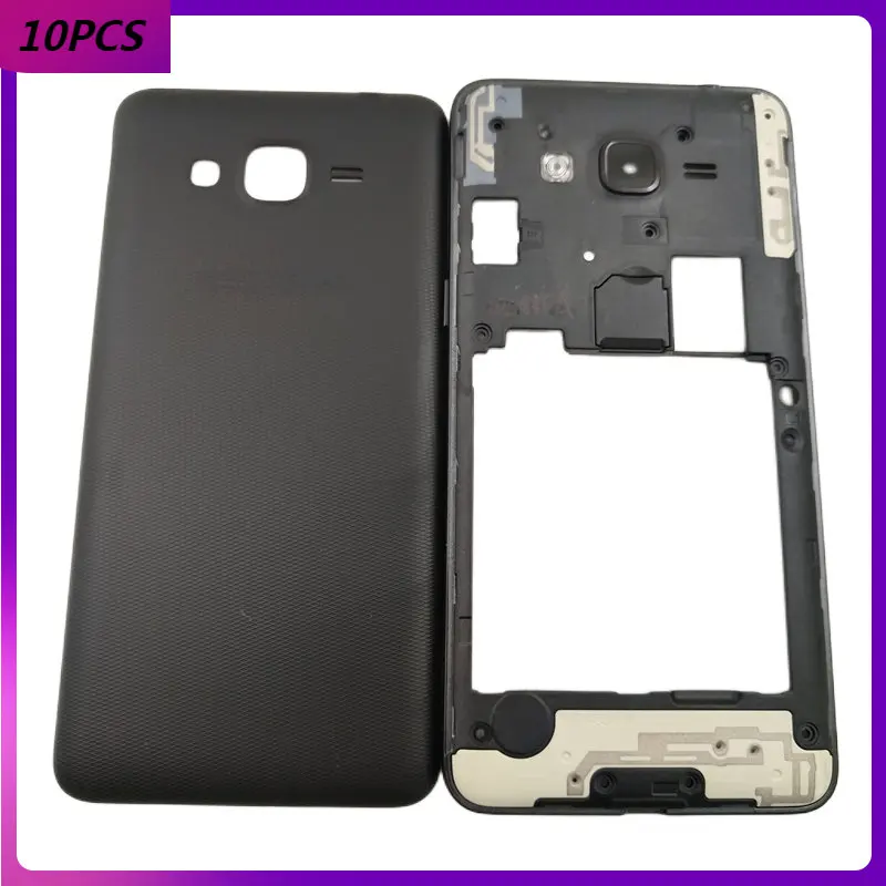 

10Pcs For Samsung Galaxy J2 Prime G532 G532H Middle Frame Bezel G532 Battery Back Cover Rear Door Full Housing Case Replace