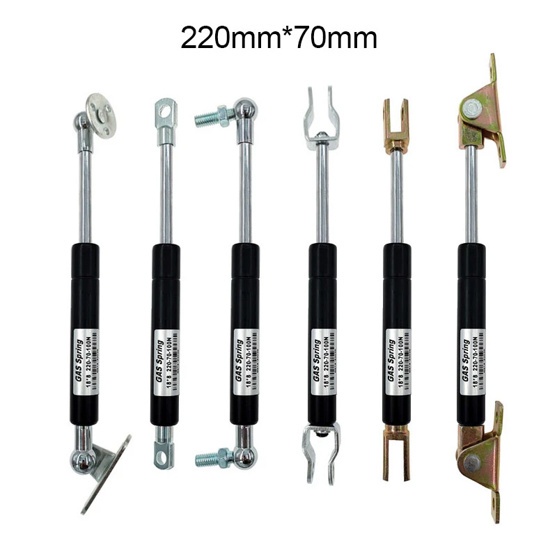 Bisagra plegable con resorte de gas, agujero de soporte de elevación de distancia central de 220mm, distancia de carrera de 70mm, 18x8 varillas, 500N/5kg 50kg|Muelles| - AliExpress