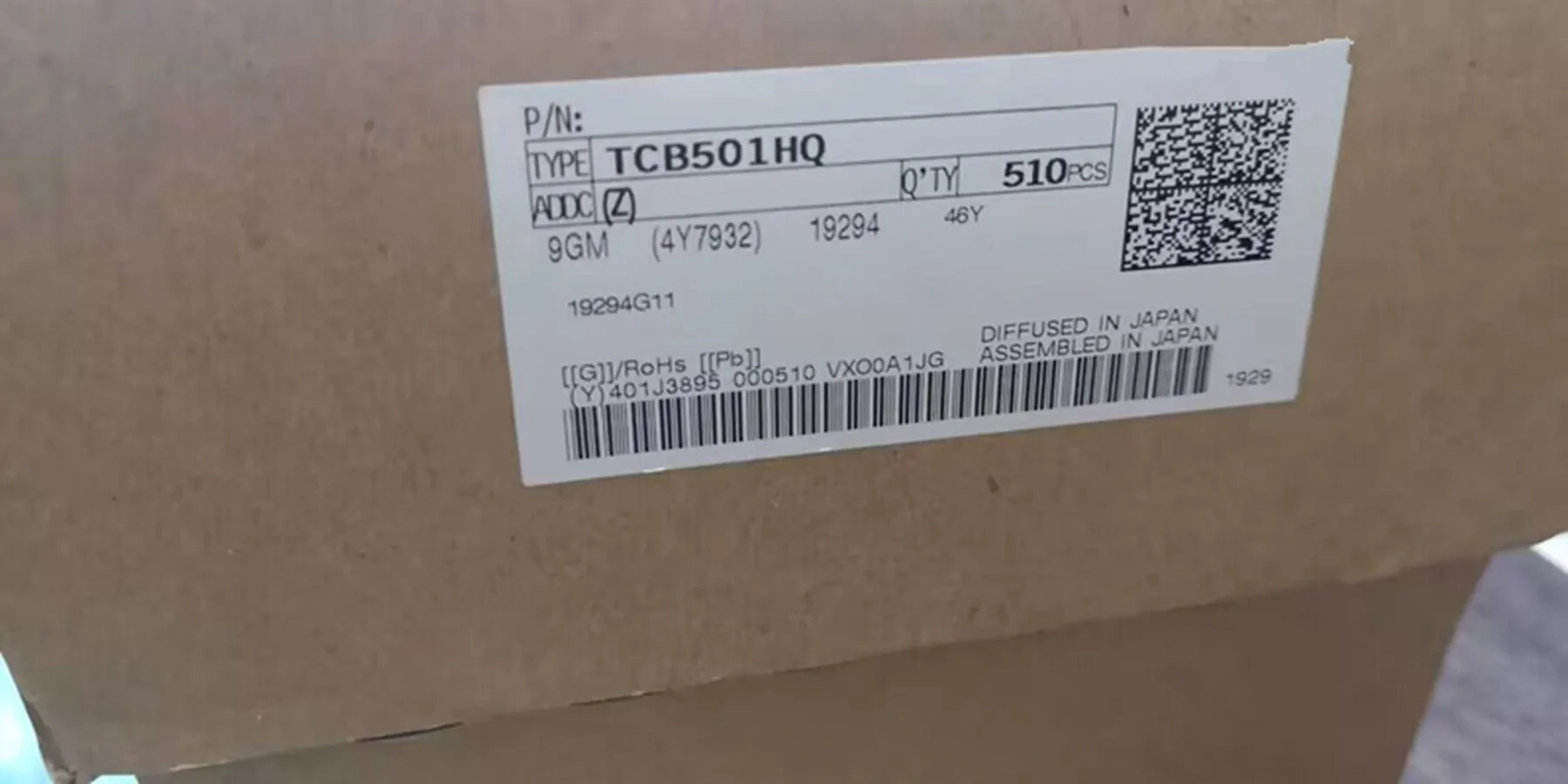 Original Tcb501hq Tcb501 Chip de Áudio do Carro Zip25 Novo - Image 5