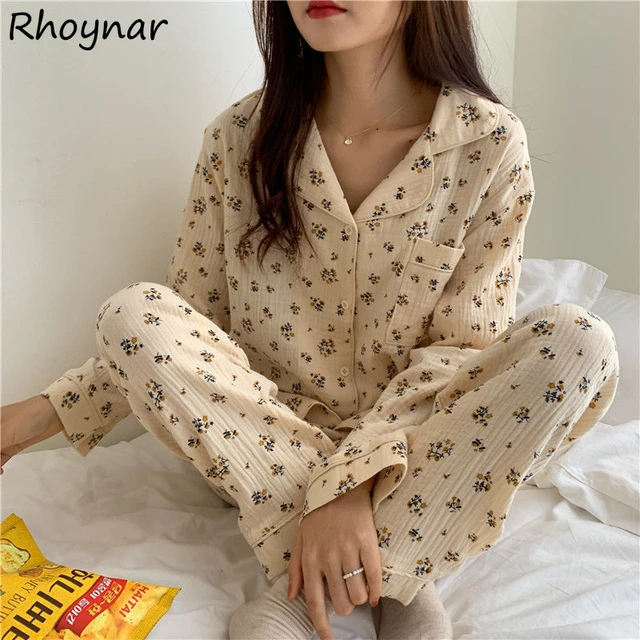 Korean Pajama Set Women, Korean Sleepwear
