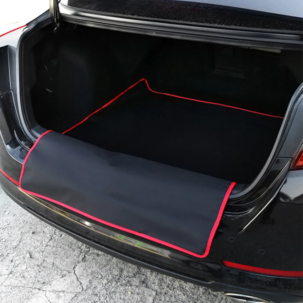 

2022 New Car Trunk Mat Leather Material With High Qulaity Oxford Cloth For Trunk Protection Auto Interior Accessoires