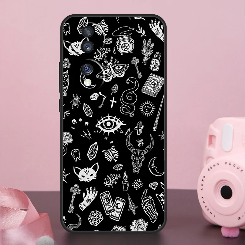 Occult Witchcraft Moon Gothic Witch Phone Case Cover