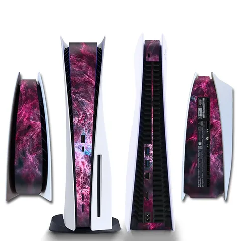 Stickers Skin For PS5 CD-ROM/ Digital Edition Protective Shell Game Console Middle Replacement Decoration Strip DIY