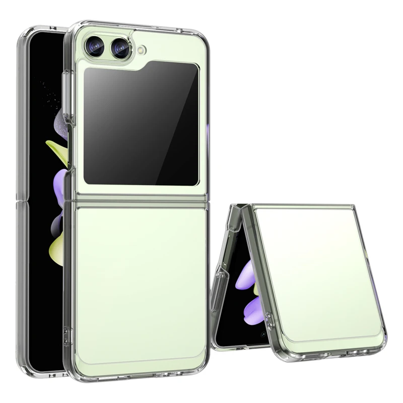 Per Samsung Galaxy Z Flip5 Custodia Per Samsung Galaxy Z Flip5 Cover Cover Posteriore In Silicone Morbido Trasparente Per Samsung Galaxy Z Flip 5