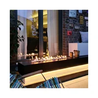 610mm WiFi Control Ethanol Fireplace Customized Smart Fireplace Insert Indoor Burning Fireplace 1