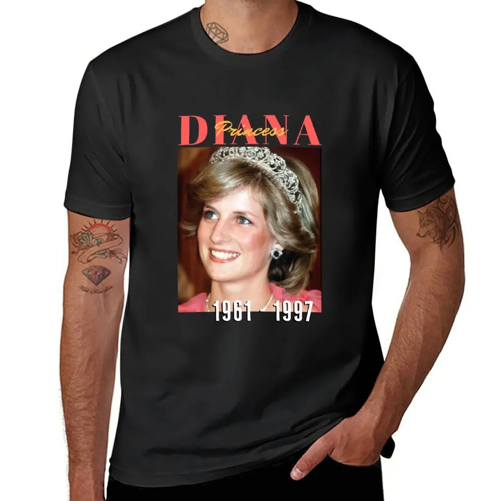 

Vintage Princess Di T-Shirt plus sizes oversizeds Blouse men t shirt