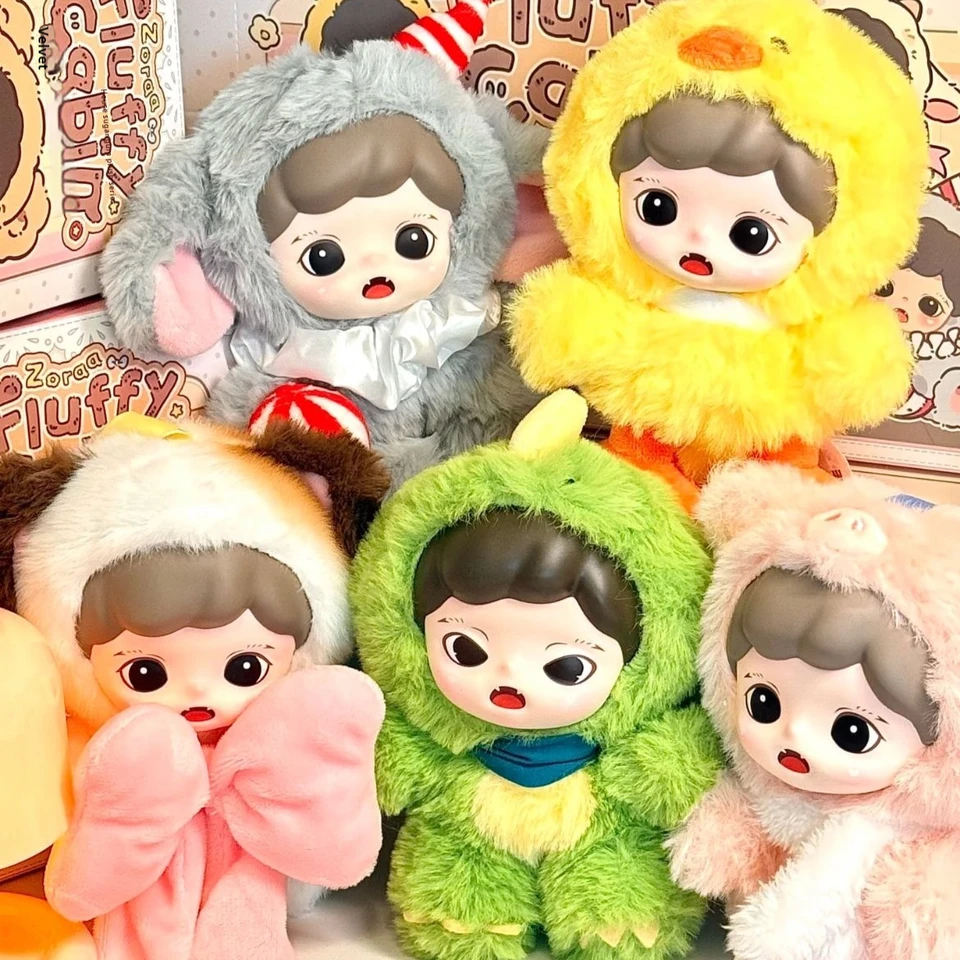 Genuine Baby Zoraa fluffy cabin Vinyl Series Blind Box Doll