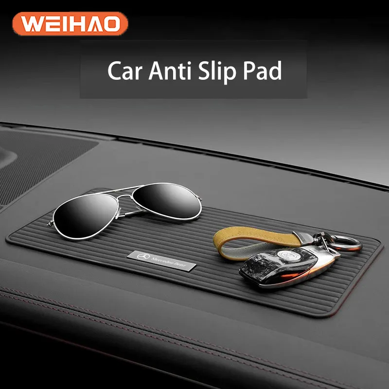 WeiHao Car Dashboard Anti-slip Mat Center Console Large Car Storage Mat  Mobile Phone Perfume Mat Ornament Anti-slip Mat - AliExpress