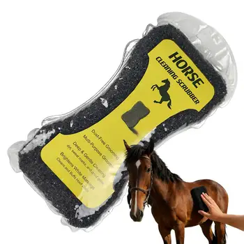 Professional Horse Grooming Brush Set Equine Massage & Cleaning Sponge For Coat Care, Competition Stable Daily Use 1