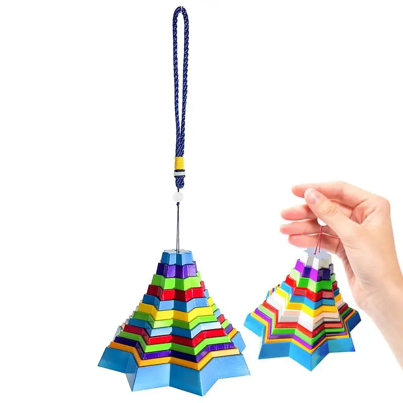 

Spiral Sensory Toy Magical Toy Christmas Present Kids Accessories Falling Star Tower Toy Gift For Thanksgiving Childrens Day New