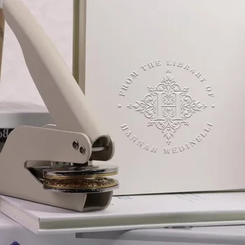 Custom Library Embosser Stamp 1