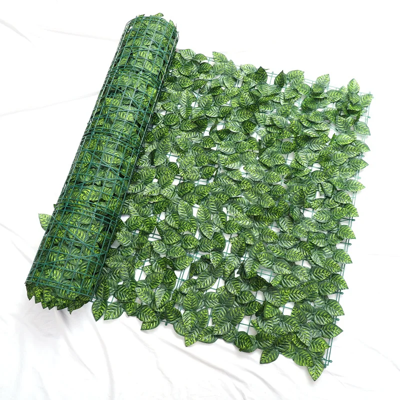 ArtificialPlantFenceIvyHedgeGreenLeafFencePanelsrivacyFence