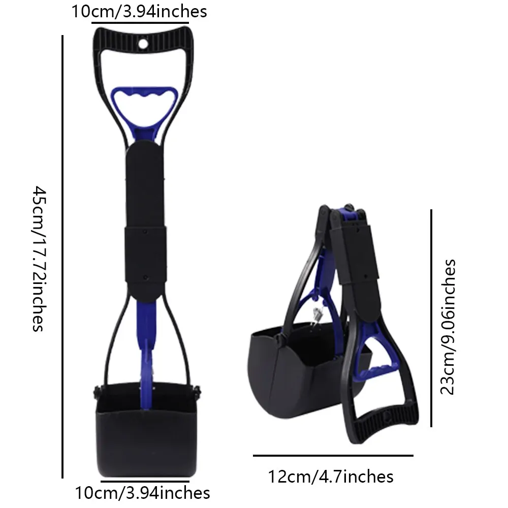 Cleaner Pet Poop Scooper Dog Long Handle Dog Cat Poop Scoop Clean Waste Cleaning Tools Supplies