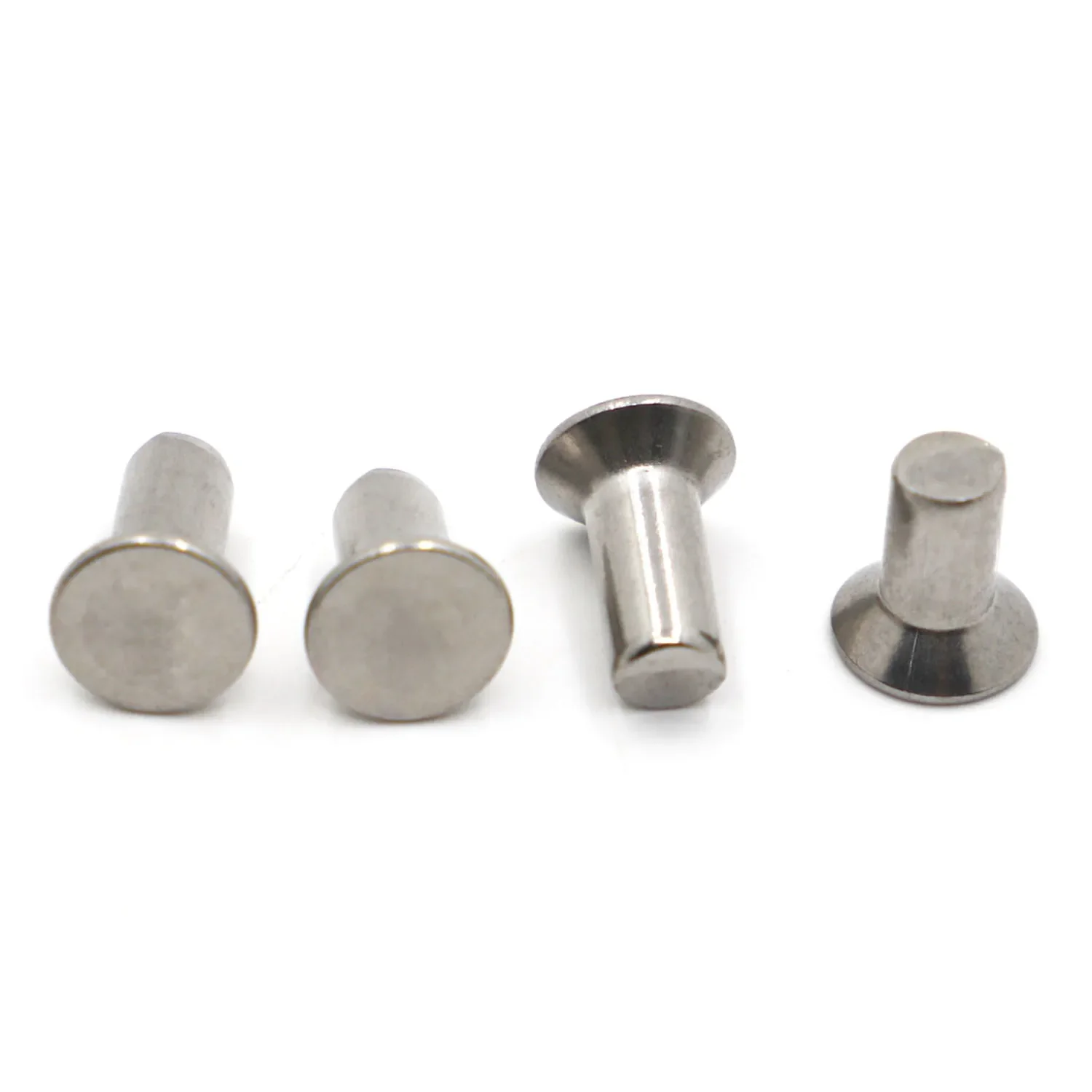 5-50pcs M2-M6 GB869 304 Stainless Steel Flat Countersunk Head Solid Rivet Self Plugging rivets and fasteners,rivets and screws