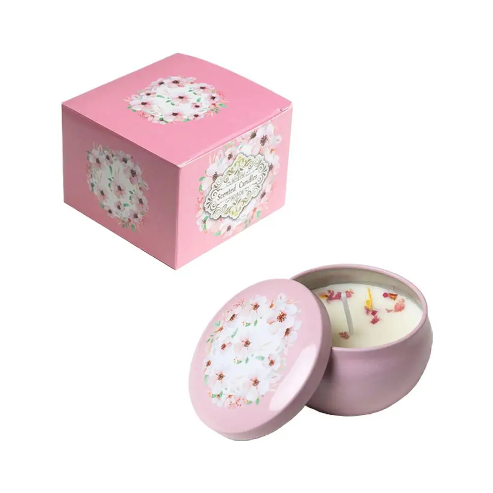Exquisite Flower Fragrance Soy Wax Candles for Elegant Home Decor and Memorable Celebrations