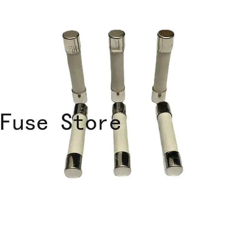 5PCS Ceramic Fuse Tube 6*30 6*32MM T0.125A 250V 326 Series Slow Melt Delay