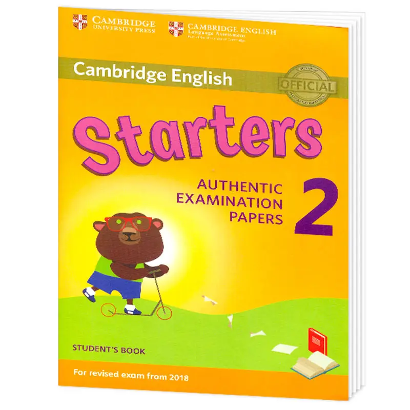 Cambridge Children's English Level 1 Exam Starters1234 Cambridge Level 1 Real Test Simulation 2022 New Version