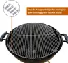 only fire Stainless Steel Multi-purpose Rotisserie and Pizza Combo Kit for 22-Inch Kettle Charcoal Grills - Include Pizza 4