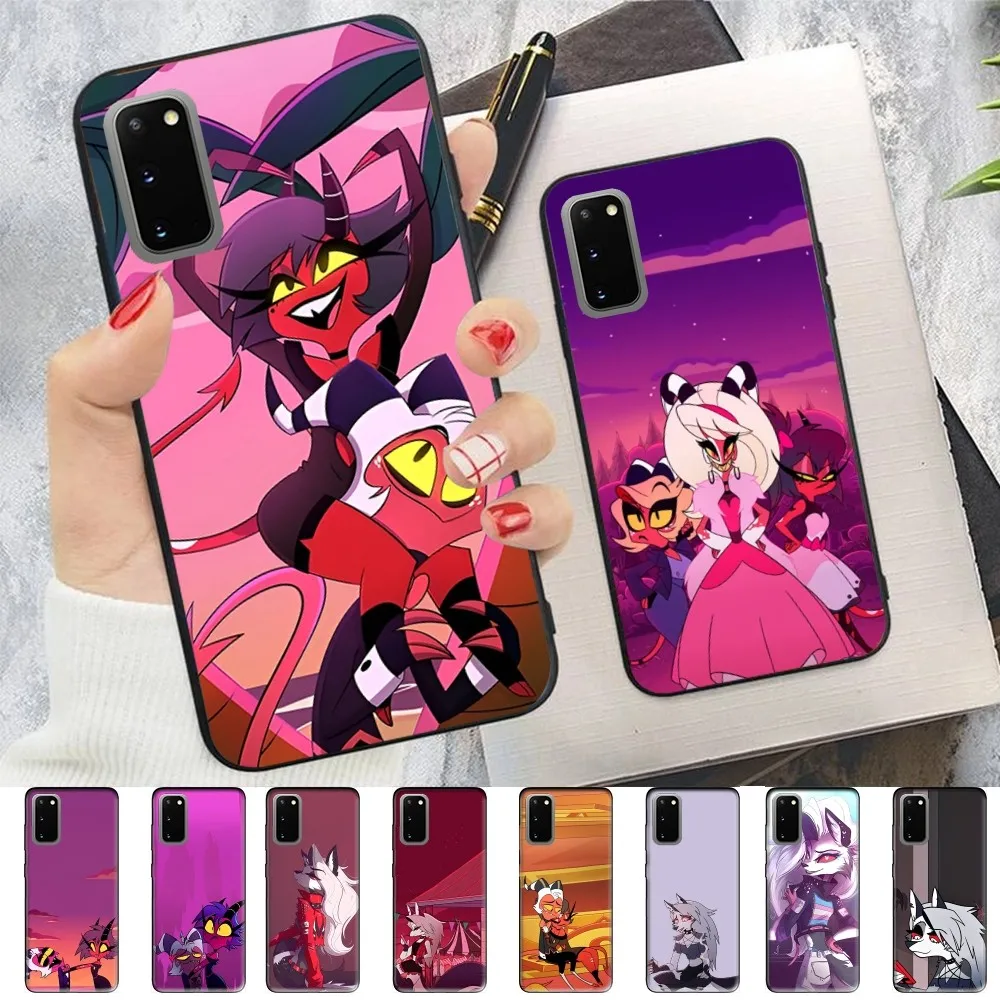 Custodia Per Telefono Anime H-Helluva Boss Per Samsung S 9 10 20 21 22 23 30 23Plus Lite Ultra Fe S10Lite Fundas