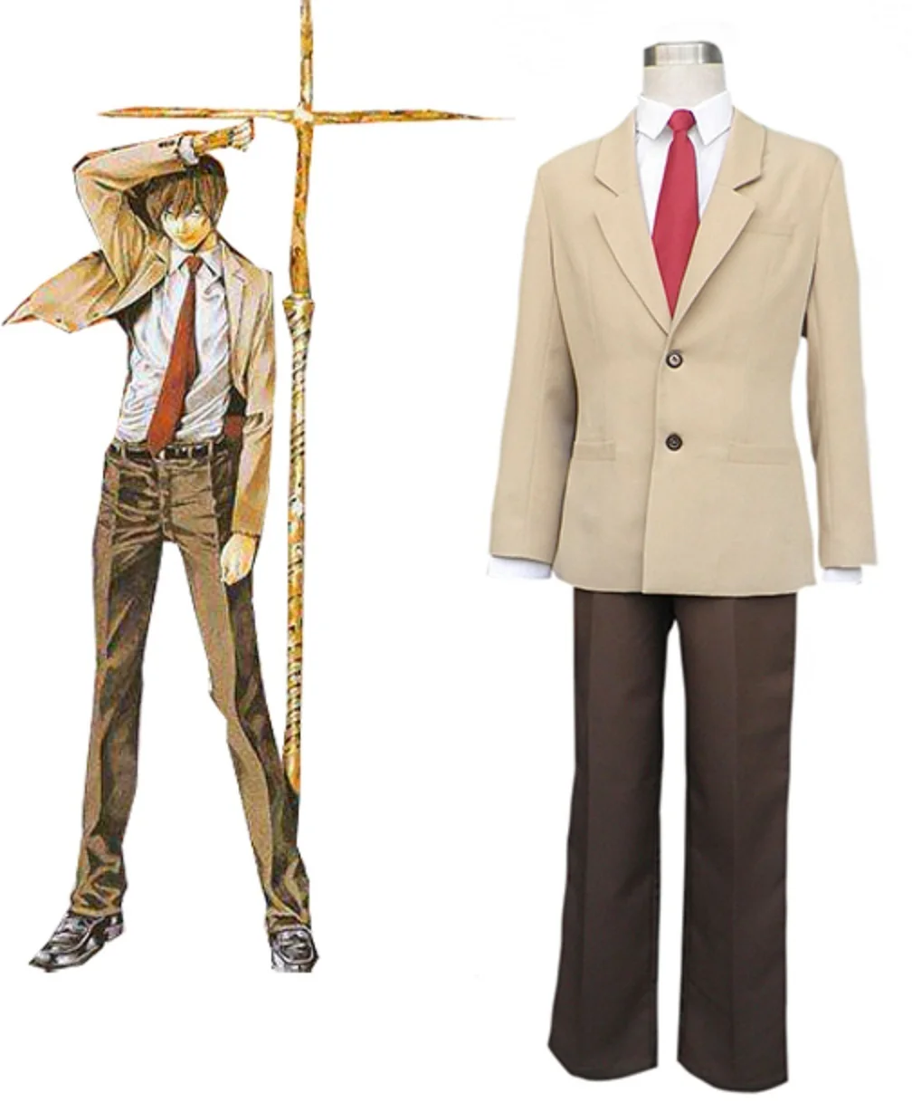 

Унисекс аниме косплей костюм из м/ф «тетрадь смерти»