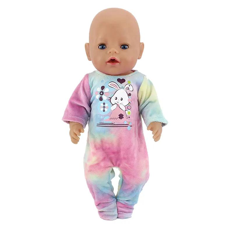 New Doll Jump Suits For 43cm Baby Doll 17 inch Reborn Baby Dolls Clothes And Accessories 3
