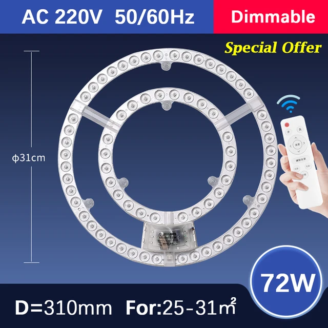 72W Dimmable