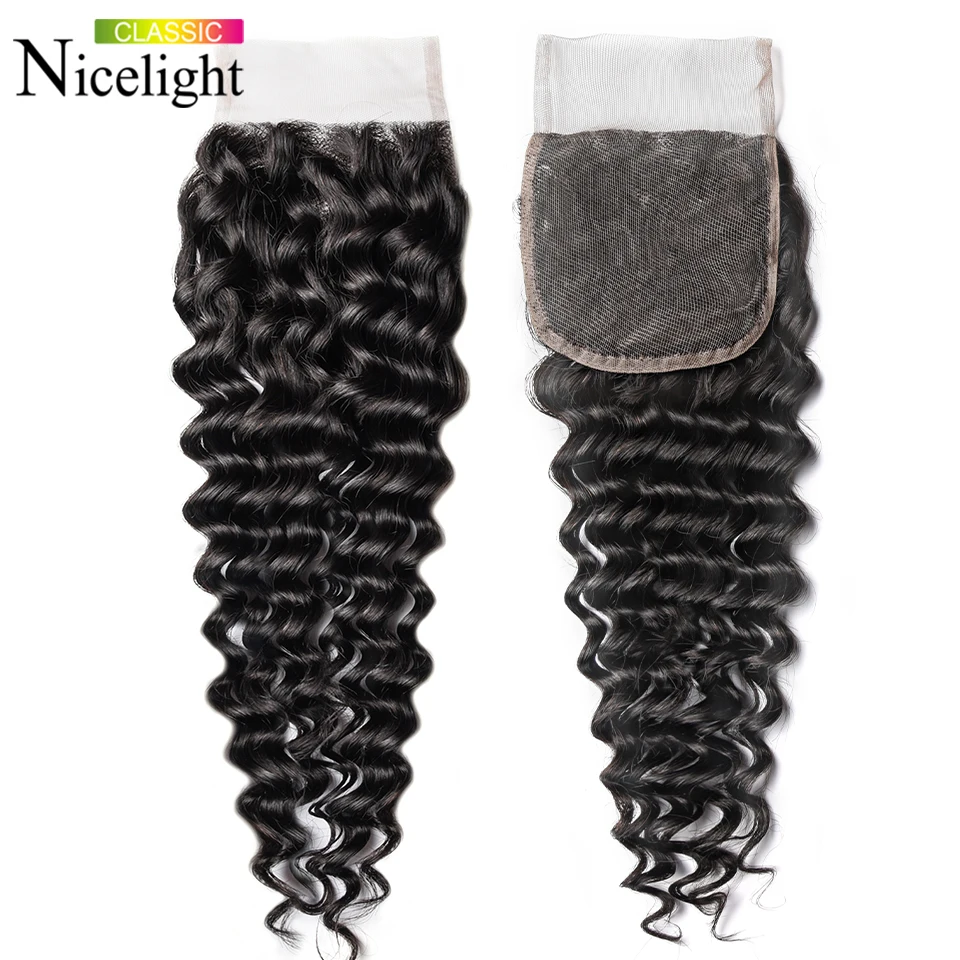 

Deep Wave Frontal 4x4 5x5 HD Transparent Lace Closure Human Hair 22 Inch Brazilian 13x4 Lace Front Pre Plucked Hairline Sale