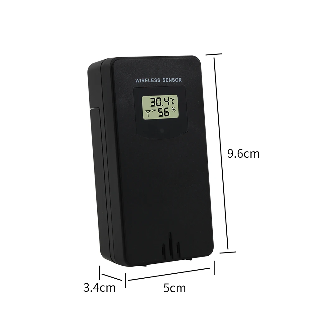 Wireless Temperature and Humidity Sensor for Indoor and Outdoor Use