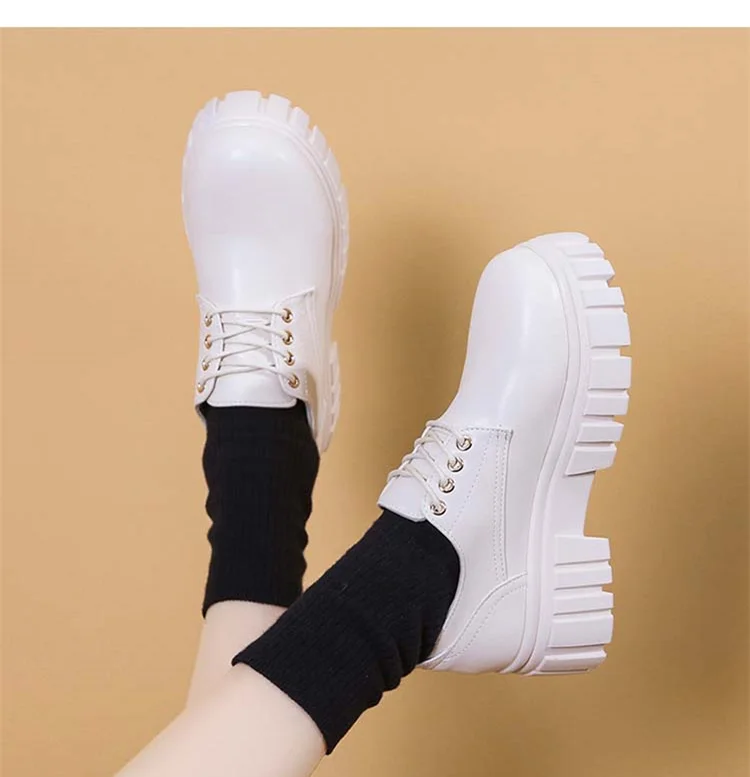 Shoes Women 2022 New Sneakers Plus Size Platform Sneakers Fashion Women's Casual Shoes Sneakers Ankle Lace-Up Mujer Shoes Woman