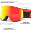 UV400 Magnetic Ski Goggles with Double Layer Polarized Lens Skiing Anti-fog Snowboard Goggles for Men Women Ski Glasses Eyewear 4