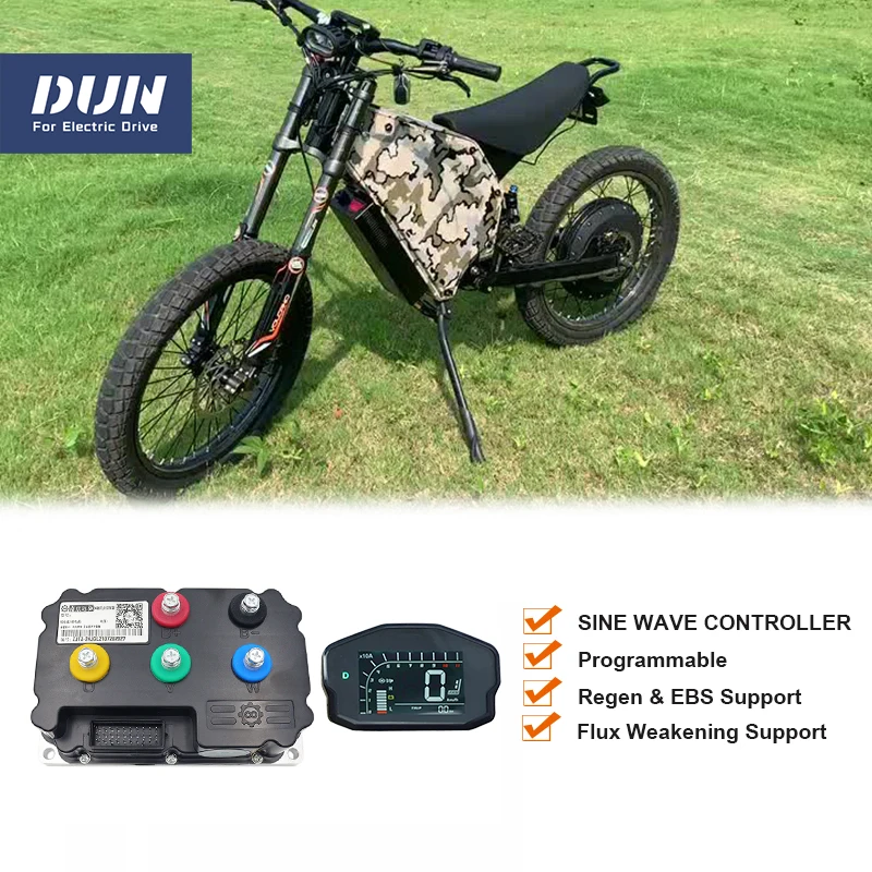 

2000W 3000W 72V ND72300 BLDC Programmable Motor Controller Fardriver with ONE-LIN DKD Display For QS Spoke E-Bicycle