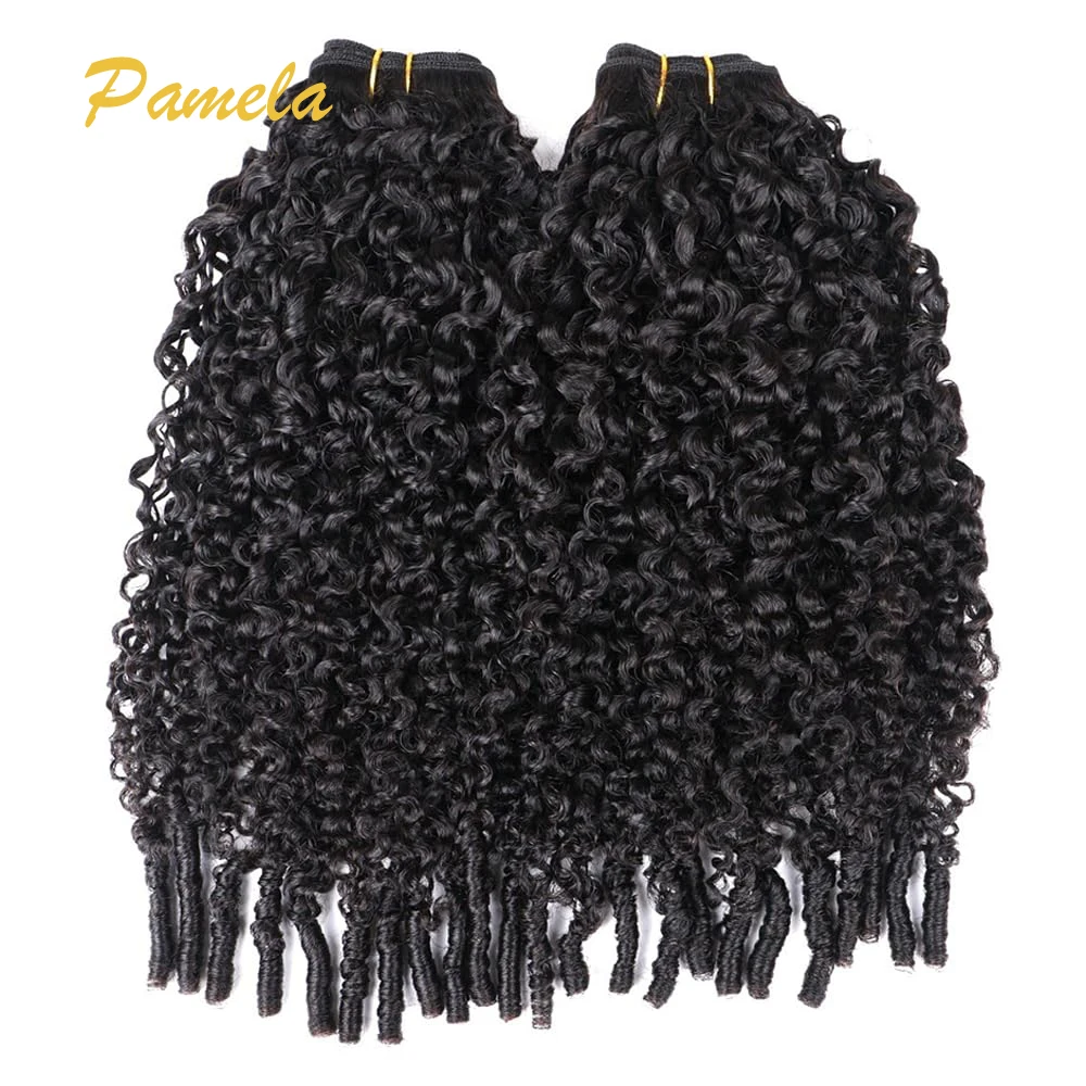 Burmese Curly Clip in Hair Extensions Human Hair 3C4A Lace Clip in 7pcs/set 120g Spirally Curly Classic Clips Ins Real Human Hai