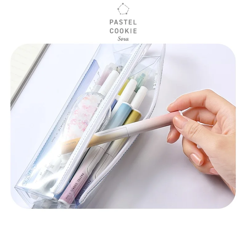 Kokuyo Pastel Cookie Series Folding Scissors Spot Glue Safe Portable Pen Knife Diary Notebook Office School Supplies