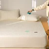 Waterproof Mattress Protector Soft Breathable 100% Waterproof Mattress Pad Cover Soybean Bedspread Durable Non-Slip Bed Cover 2