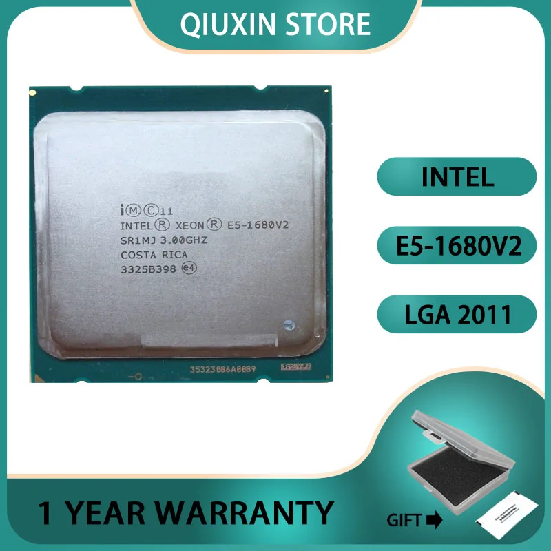 Процесintel Xeon E5-1680 ГГц, 8 ядер, 25 Мб, 3,0 Вт, 22 нм,E5-1680V2 V2