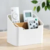 2/4 Grids Multi Functional Desktop Bamboo And Wood Compartment Storage Box With Detachable Bamboo And Wood Partitions 2