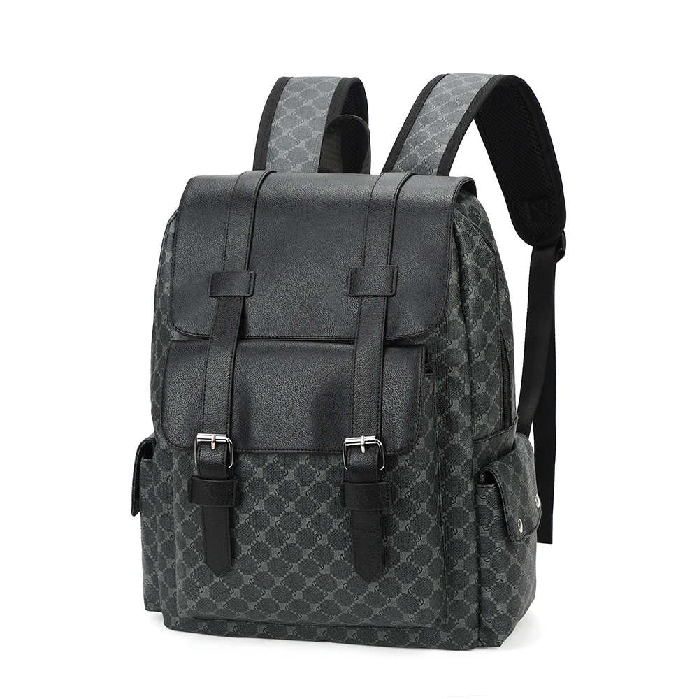 

2024 New Designer Leather Travel Backpacks for Men Bags Multifunction Laptop Rucksack for Man School Bag Mochila Women Backpack