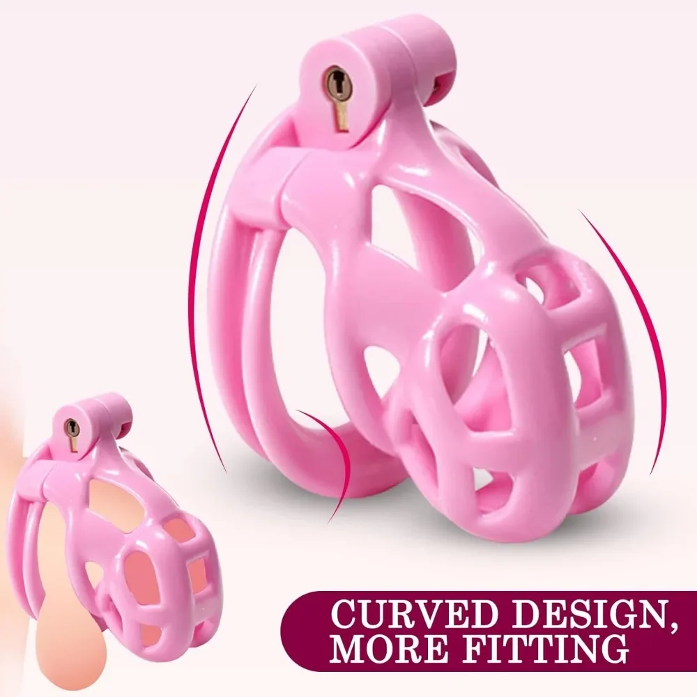 6.0 3D Printing Chastity Cage Curve Rings Fidelity Cage Extreme Micro Cock Hentai Invisible Sex Toy for Male SM Sex Game penis chastity cage chastity lock sex toy chastity cage accessory