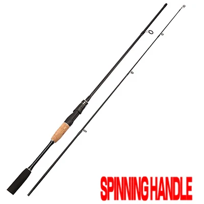 Ultra-Light Fishing Rod Carbon Fiber Spinning/Casting Lure Pole Bait WT 1.5-9g Line WT