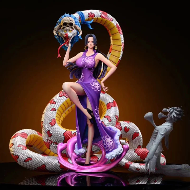 Anime One Piece Figurine Gk Boa * Hancock Action Figures Leg Lift Snake Lady Double Headed Pvc Model Statue Collection Toys Gifts