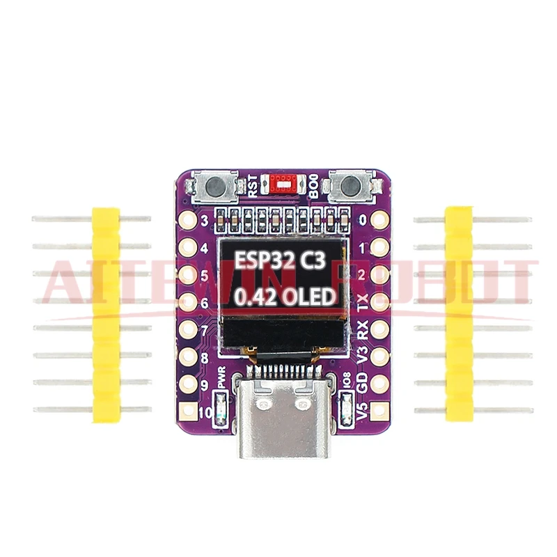 รูปสินค้า บอร์ดพัฒนา ESP32-C3 หน้าจอ OLED 0.42 นิ้ว ใช้งานง่าย